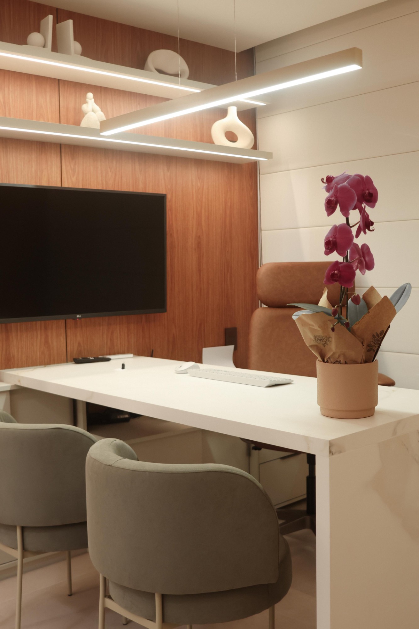 Sala de consulta do consultório de cirurgia vascular no Jardim Botânico